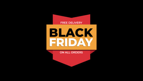 Black-Friday-sale-sign-banner-for-promo-video.-Sale-badge.-Special-offer-discount-tags.-super-sale,-free-delivery.